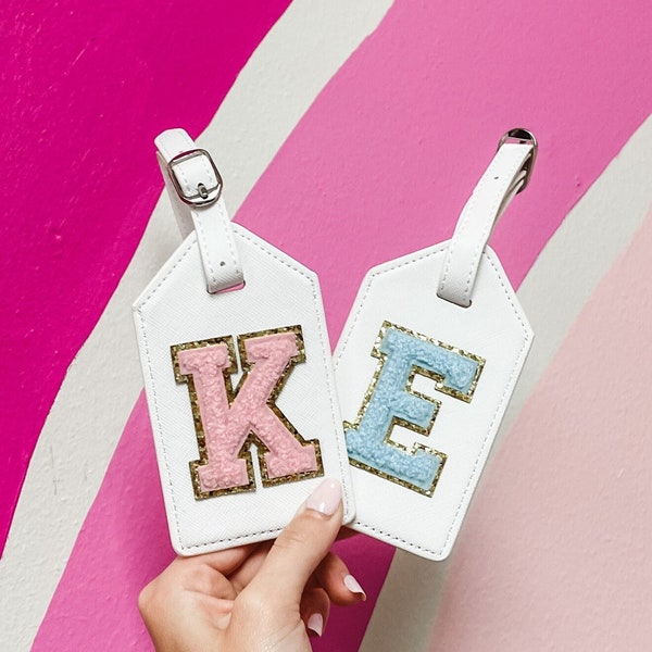 Patch Letter Luggage Tag