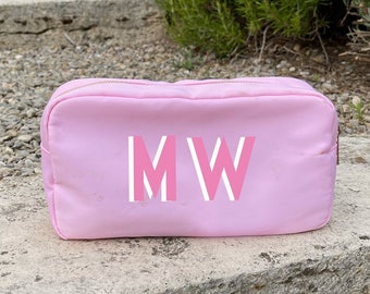 Schaduwmonogram nylon etui