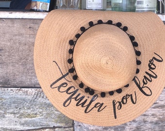 Custom Floppy Hat | Bachelorette Trip Wedding Honeymoon
