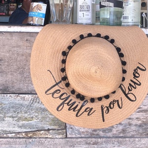 Custom Floppy Hat Bachelorette Trip Wedding Honeymoon image 1