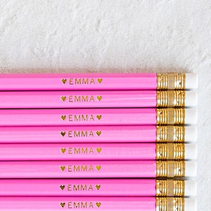 Custom Gold Foil Pencils image 1