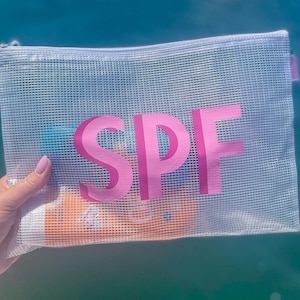 Shadow Monogram Pool Bag // Kulturtasche personalisiert Kulturtasche Pool Bag Strandtasche Brautjungfer Geschenk Bachelorette Aufbewahrungstasche Wet Dry Pool Pouch