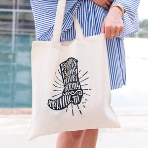 Nashville Bachelorette Tote // Custom