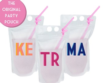 Shadow Monogram Party Pouch