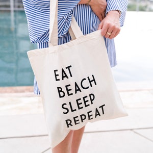 Eat Beach Sleep Repeat Tote image 2