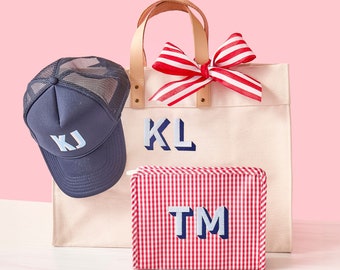 Shadow Monogram Bestickter Weekender