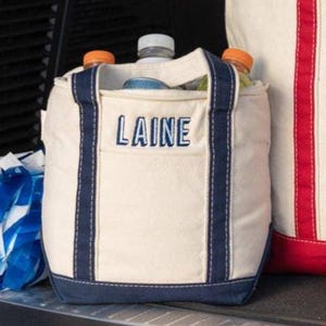 Bolsa térmica bordada para el día del partido // Bolsa térmica personalizada, bolsa térmica con bordado personalizado, bolsa para refrigerios, nevera deportiva, nevera térmica con monograma
