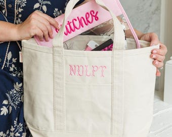 Torba z płótna haftowanego haftem krzyżykowym // Torba do przechowywania projektów haftowanych haftem krzyżykowym // Haftowana torba z płótna // Niestandardowy napis na wieczór panieński
