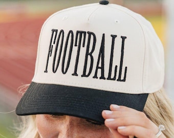 Custom Sport 3D Puff Vintage Trucker Hat // Embroidered Puff Trucker Hat, Custom Cursive Hat, School Sports, Sports Hat, Custom Sports Hat