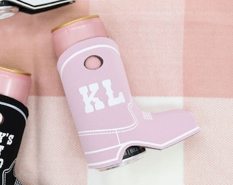 Monogram Boot Can Cooler