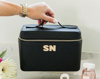 Shadow Monogram Leather Train Case