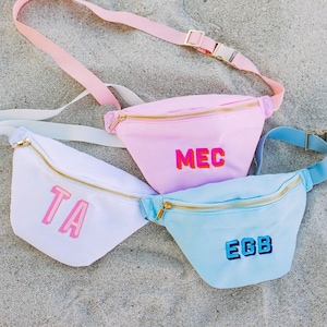 Embroidered Nylon Fanny Pack
