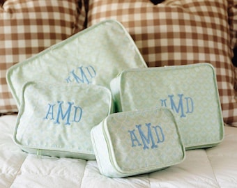 Polyester verpakkingskubusset // reiskubussen, kledingopslag, bagagekofferorganizer, schoenen reistas, reiscadeaus