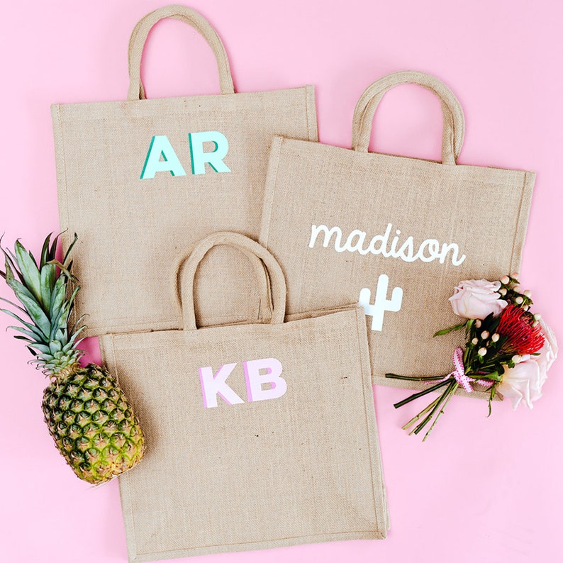 Shadow Monogram Jute Carryalll 