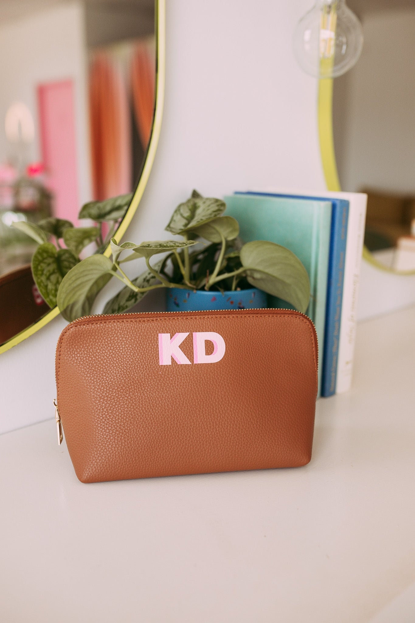Vegan leather pouch sale