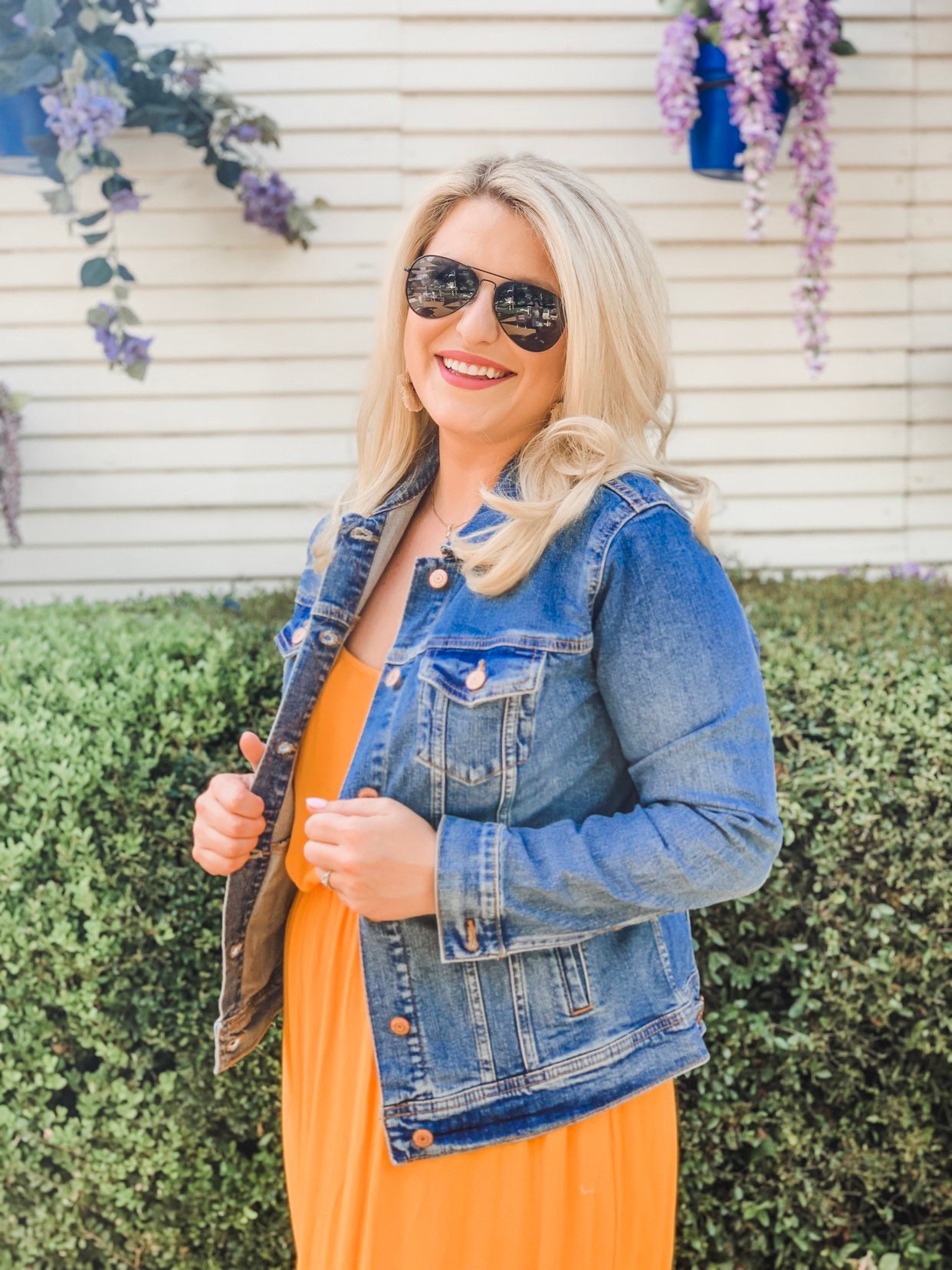 Retro Last Name \u0026 Date Denim Jacket top 