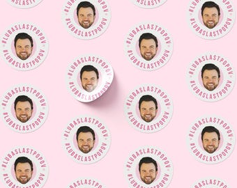Personalisierte Gesichtsaufkleber (Set von 12)