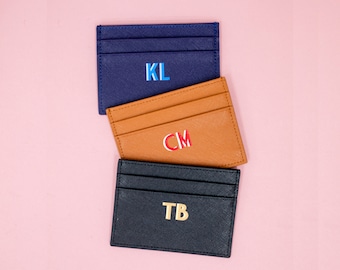 designer leather credit card holder