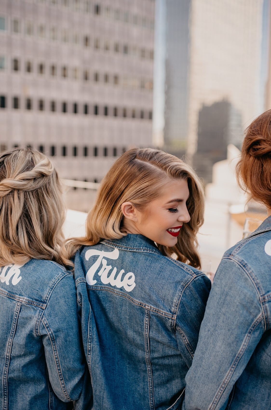 Veste en 2025 jean ecriture dos