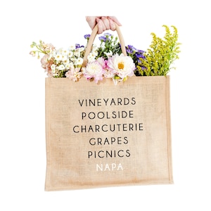 City Jute // Hamptons Nashville Miami Austin Napa Bachelorette Willkommensgeschenk