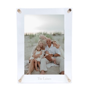 Personalized Acrylic Frame / Custom Acrylic Photo Block, Personalized Picture Frame, Family Photo Gift, Personalized Photo, Anniversary Gift