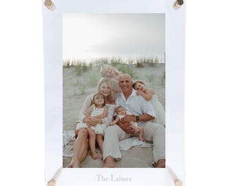 Personalized Acrylic Frame / Custom Acrylic Photo Block, Personalized Picture Frame, Family Photo Gift, Personalized Photo, Anniversary Gift