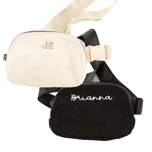 Embroidered Teddy Belt Bag