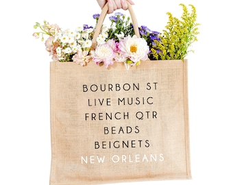 City Jute // Hamptons Nashville Miami Austin Napa Bachelorette Welcome Gift