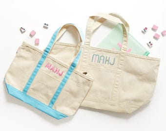 Embroidered Mahjong Canvas Tote // Large Mahjong Bag, Travel Tote, Mahjong Tile Bag, Mahjong Lover, Mahjong Accessories, Overnight Carryall