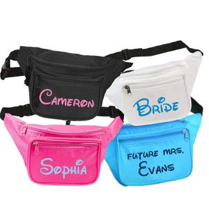Custom Name Fanny Packs
