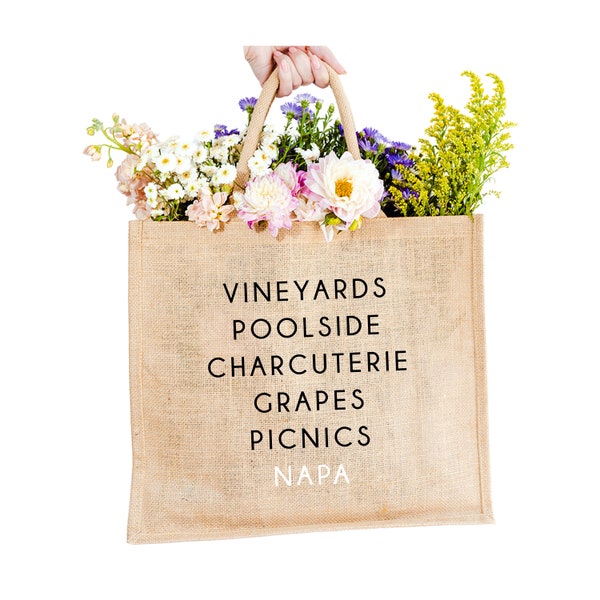 City Jute // Hamptons Nashville Miami Austin Napa Bachelorette Welcome Gift