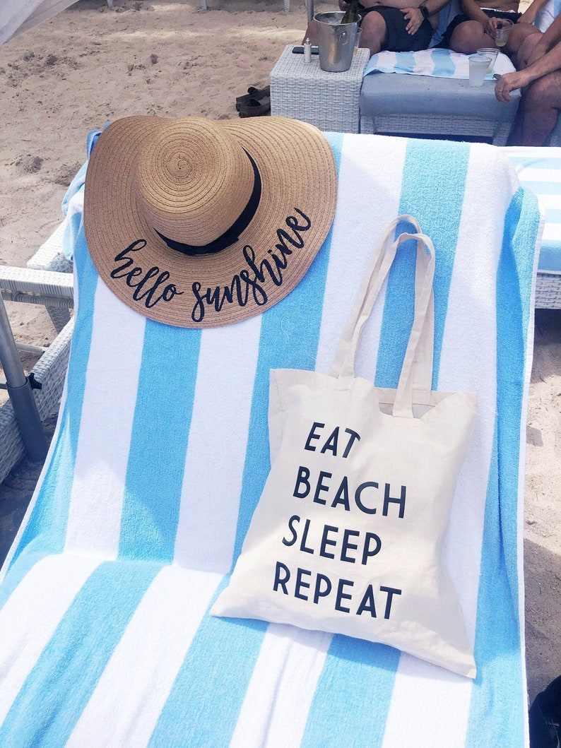 Eat Beach Sleep Repeat Tote image 1