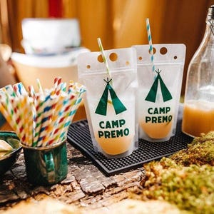 Op maat gemaakt zakje voor kampfeest