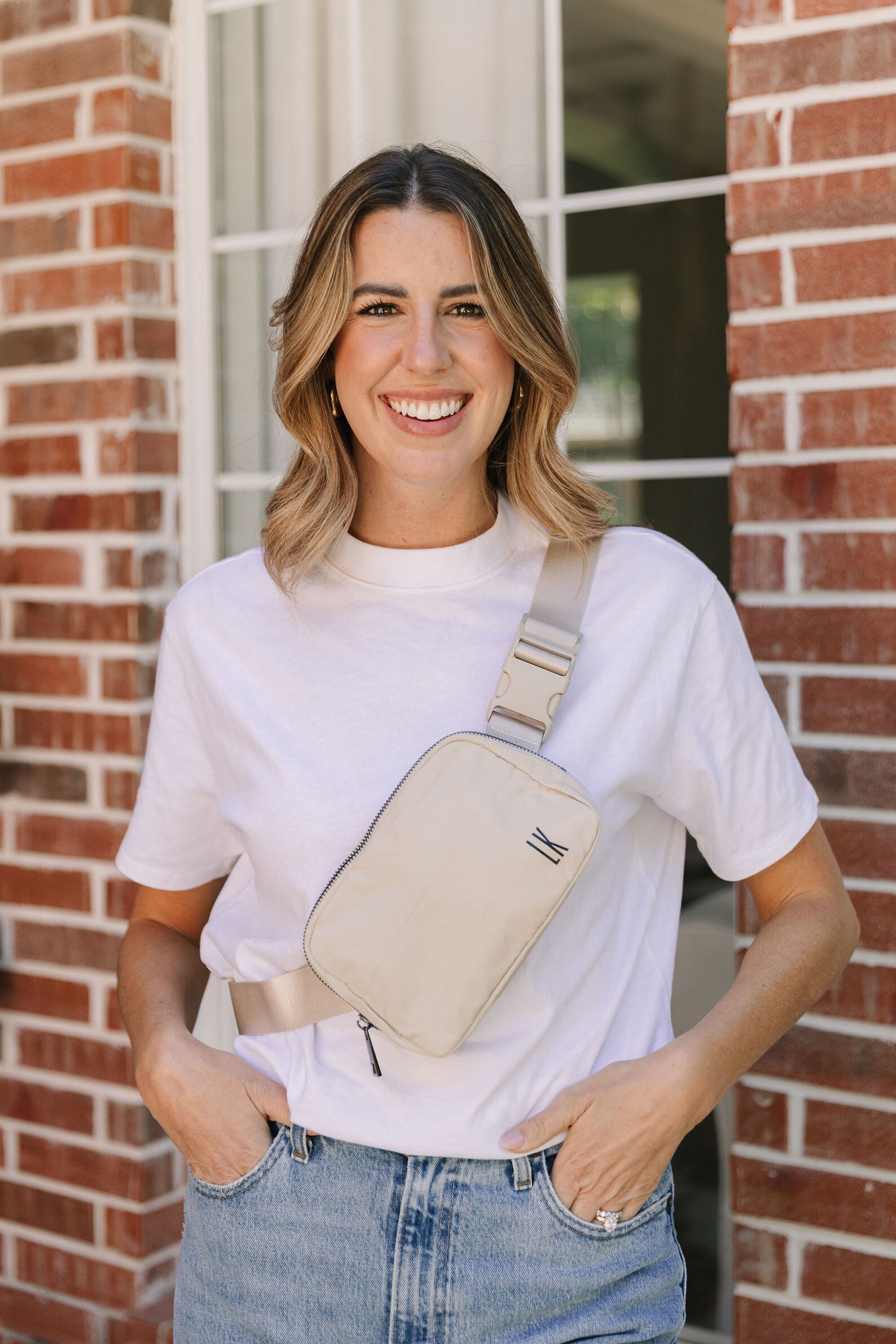 Monogram Belt Bag Etsy