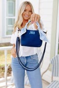 Haven Mini Crossbody // Embroidered Mini Nylon Crossbody Bag, Monogrammed Mini Shopper Bag, Bridesmaid Gifts For Her, Custom Mini Purse