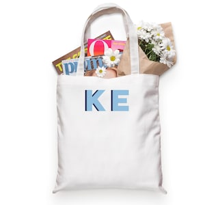 Shadow Monogram Tote  // Bridesmaids Wedding Bachelorette School Everyday Friends