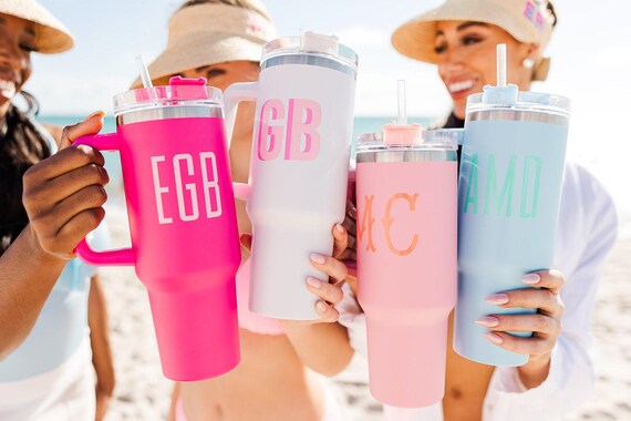 Custom Monogrammed 40 oz Tumbler