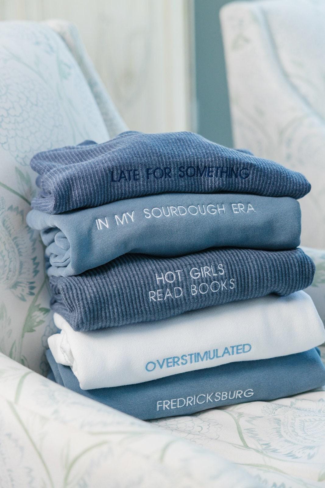 Custom Embroidered Sweatshirt // Personalized Crewneck, Custom Text Sweatshirt, Embroidered Text Crewneck, Gift for Bride, Personalized Gift
