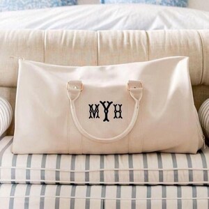 Bestickter Seesack mit Aufdruck // Personalisierter Seesack, Baby Tasche, Mit Monogramm Weekender Tasche, Krankenhaustasche, Mit Monogramm Seesack