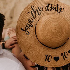 Custom Floppy Hat Bachelorette Trip Wedding Honeymoon image 4