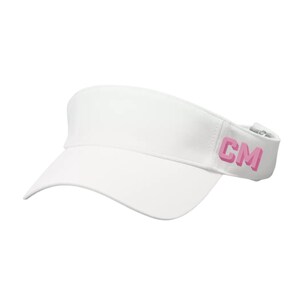 Embroidered Monogram Visor // Personalized Custom Visor, Monogram Sun Visor for Women, Embroidered Visor, Women's Monogram Hat, Monogrammed image 5