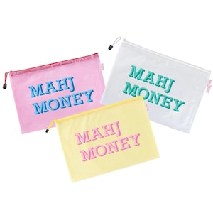 Mahj Pool Tasche // Mahjong Tile Bag, Mahjong Zubehör, Aufbewahrungstasche, Kartenhalter, Mahj, Custom Pool Bag, Mahjong Tasche, Mah Jongg