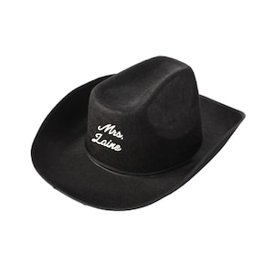 Custom Cowboy Hat // Bachelorette Trip  Honeymoon  Beach Weekend