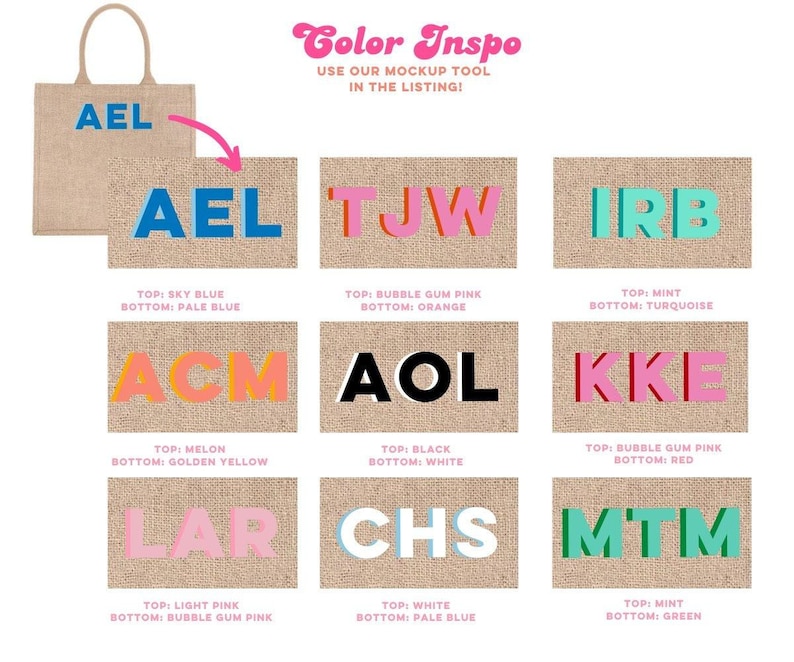 Striped Monogram Weekender // Personalized Name Tote, Bridesmaid Beach Tote Bag, Custom Shoulder Bag, Custom Tote Bag, Gift for Her image 7
