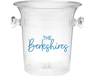 Custom Last Name Monogram Ice Bucket - Bachelorette // Wedding // Party // Pool