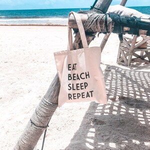 Eat Beach Sleep Repeat Tote image 3