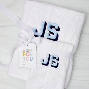 Embroidered Guest Towels