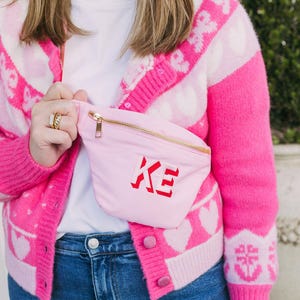 Embroidered Nylon Fanny Pack