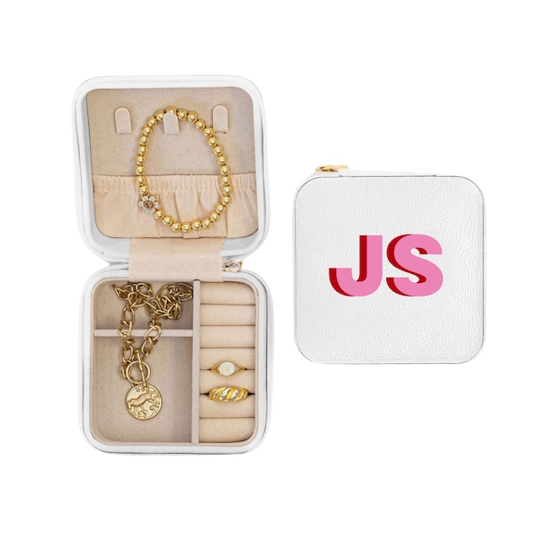 Shadow Monogram Travel Jewelry Case