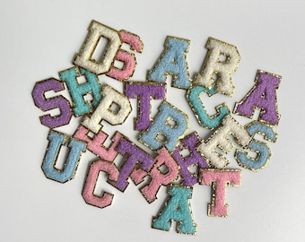 2.35 Inch Chenille Patch // Iron On & Adhesive Back//